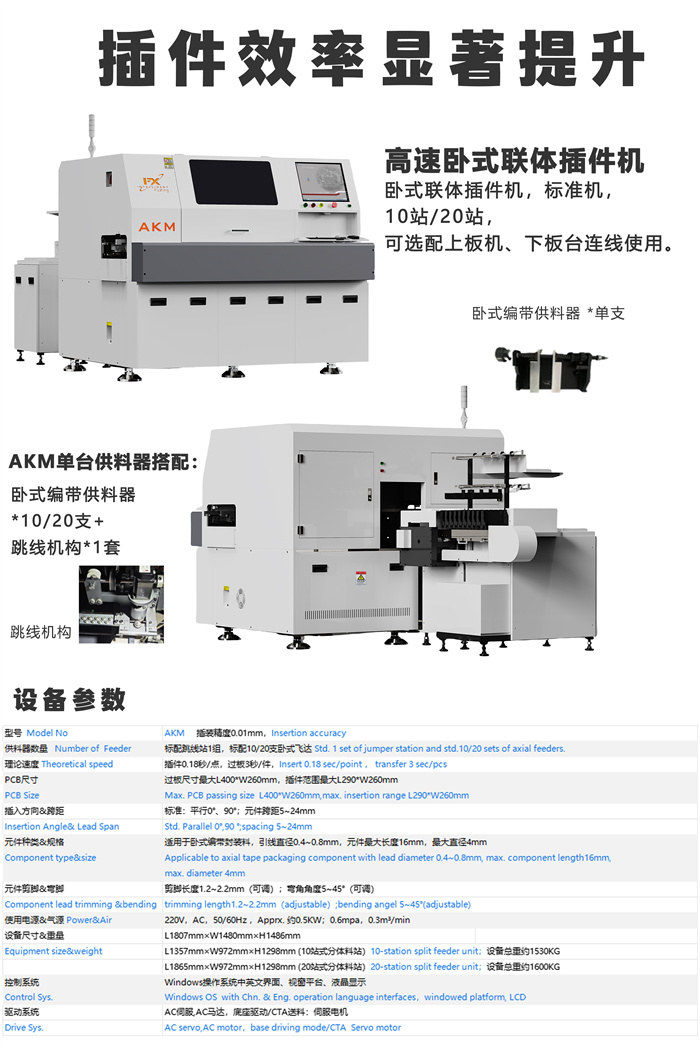 自動臥式插件機 AKM(圖3) 自動臥式插件機 AKM(圖3)